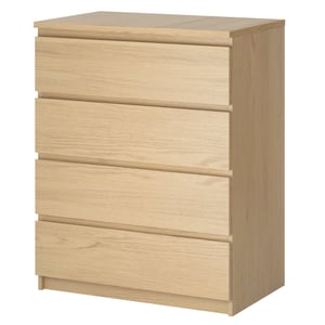 Recalled IKEA MALM 4-drawer dresser
